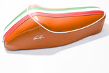 SELLA VESPA 50 SPECIAL GOBBA MARRONE FASCIA TRICOLORE