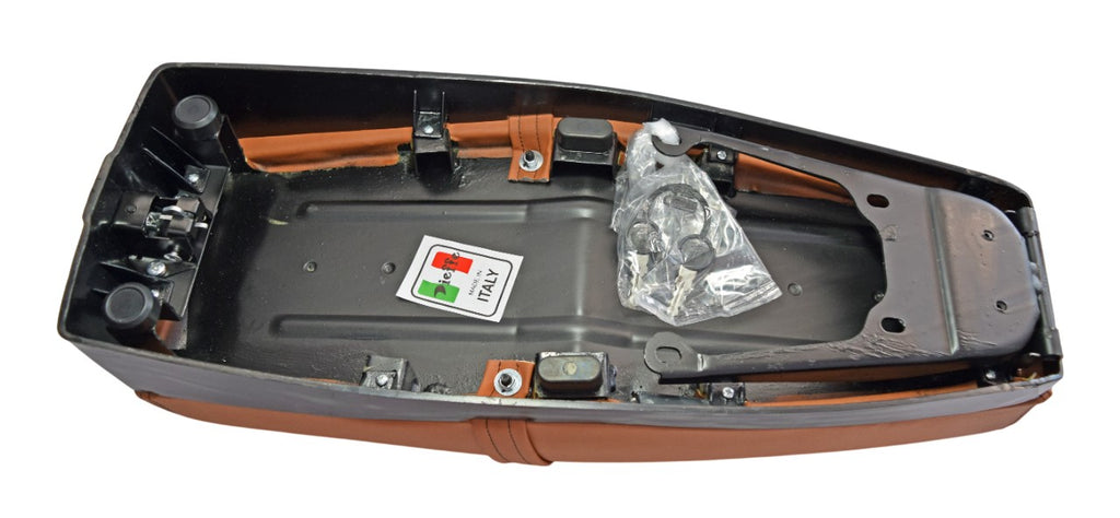 SELLA MARRONE VESPA PK50-125 XL C/FASCIA