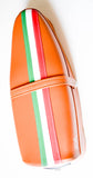 SELLA VESPA PX 1 SERIE MARRONE FASCIA TRICOLORE