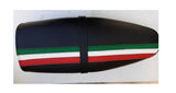 SELLA VESPA PX 1 SERIE FASCIA TRICOLORE NERO