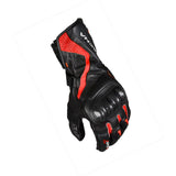 GUANTI MOTO ESTIVI APEX NERO/ROSSO FLUO TAGLIA XL