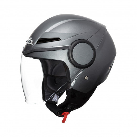 CASCO JET SMK STREEM GRIGIO OPACO TG.L