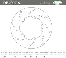 Carica l&#39;immagine nel visualizzatore di Gallery, DISCO FRENO ANT SKIPPER 125-150 9399