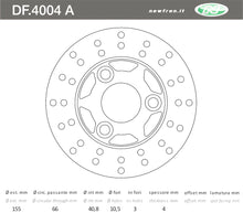 Carica l&#39;immagine nel visualizzatore di Gallery, DISCO FRENO ANT ZIP RST 50 19961999