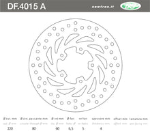 Carica l&#39;immagine nel visualizzatore di Gallery, DISCO FRENO ANT SKIPPER 125-150 4T