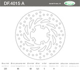 DISCO FRENO ANTERIORE SKIPPER 125 4T DAL 1998/SKIPPER 150 4T 2000>2002