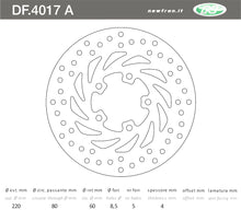 Carica l&#39;immagine nel visualizzatore di Gallery, DISCO FRENO IN ACCIAIO