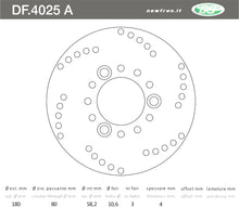 Carica l&#39;immagine nel visualizzatore di Gallery, DISCO FRENO IN ACCIAIO