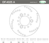 DISCO FRENO ANTERIORE E POSTERIORE IN ACCIAIO NEWFREN KYMCO DINK 150 LX 1998>2000 DINK 125 1996>1999