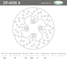 Carica l&#39;immagine nel visualizzatore di Gallery, DISCO FRENO IN ACCIAIO
