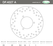 Carica l&#39;immagine nel visualizzatore di Gallery, DISCO FRENO IN ACCIAIO