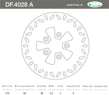 Carica l&#39;immagine nel visualizzatore di Gallery, DISCO FRENO ANT FORMULA 50-125 19941997
