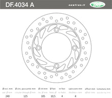 Carica l&#39;immagine nel visualizzatore di Gallery, DISCO FRENO IN ACCIAIO