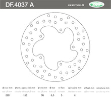 Carica l&#39;immagine nel visualizzatore di Gallery, DISCO FRENO IN ACCIAIO