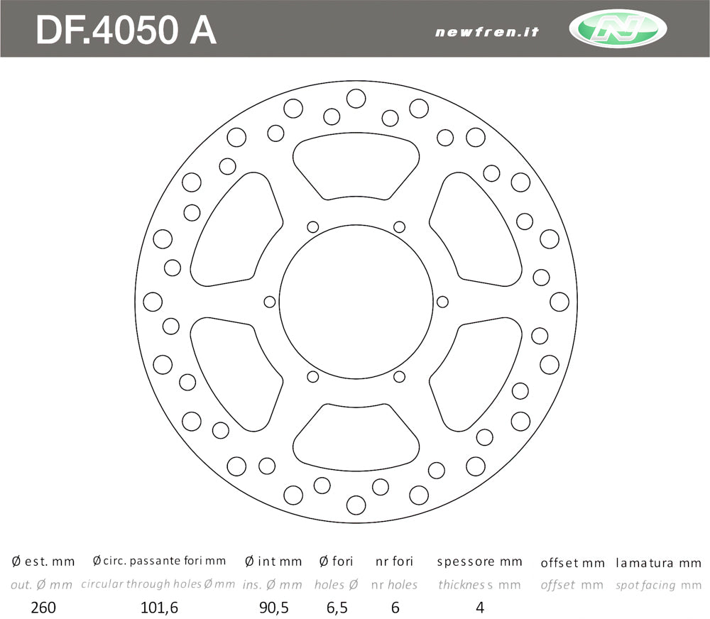 DISCO FRENO ANT GPR R 50 9701
