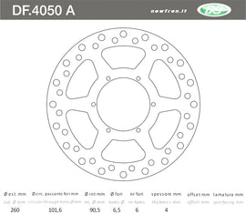 DISCO FRENO ANT GPR R 50 9701