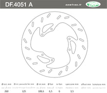 Carica l&#39;immagine nel visualizzatore di Gallery, DISCO FRENO ANT SENDA SM XTREAM 50 0001