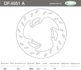 DISCO FRENO ANT SENDA SM XTREAM 50 0001