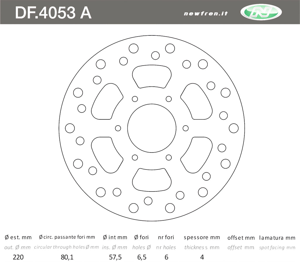 DISCO FRENO POST GPR R 50 19972001