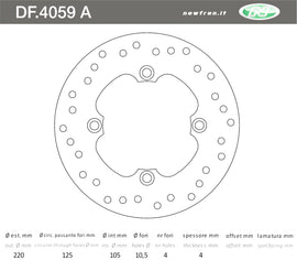 DISCO FRENO ANT SH 125-150 20002008