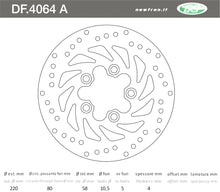 Carica l&#39;immagine nel visualizzatore di Gallery, DISCO FRENO IN ACCIAIO