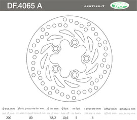 DISCO FRENO IN ACCIAIO