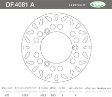 Carica l&#39;immagine nel visualizzatore di Gallery, DISCO FRENO IN ACCIAIO