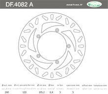 Carica l&#39;immagine nel visualizzatore di Gallery, DISCO FRENO IN ACCIAIO