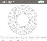 DISCO FRENO ANTERIORE IN ACCIAIO NEWFREN APRILIA ATLANTIC 125 2003>2006 ATLANTIC 200-250 2003>2005