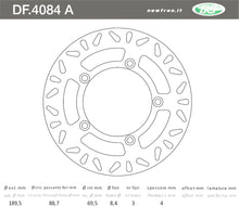 Carica l&#39;immagine nel visualizzatore di Gallery, DISCO FRENO ANT BURGMAN 250-400 0306