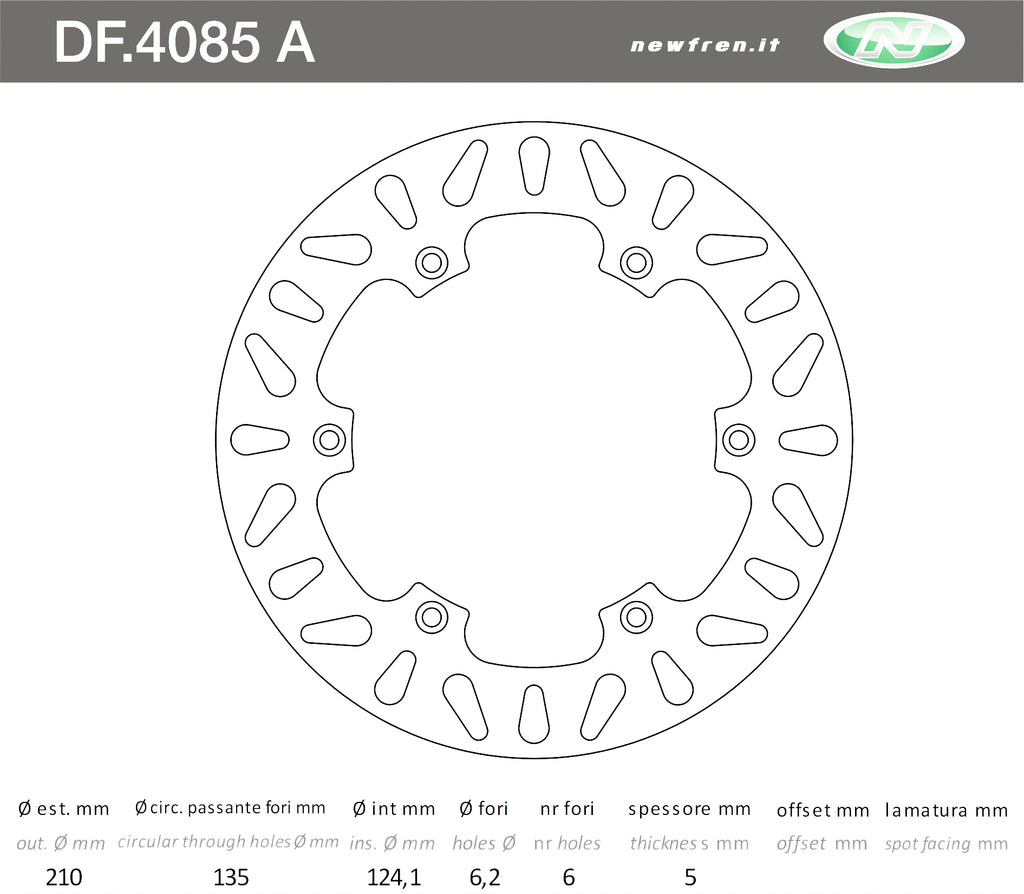 DISCO FRENO POST BURGMAN 250-400 03-06