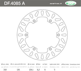 DISCO FRENO POST BURGMAN 250-400 03-06