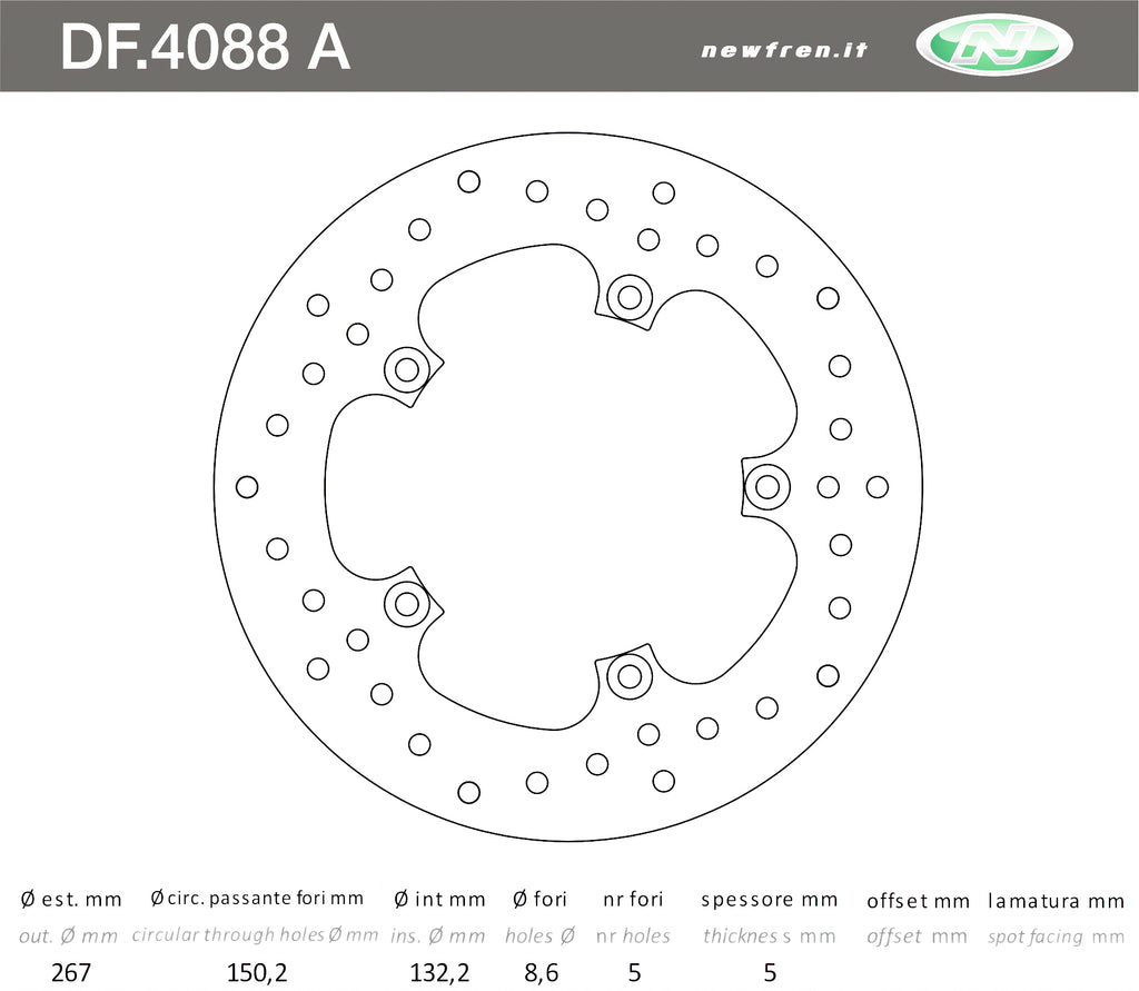 DISCO FRENO ANT X-MAX 05-16