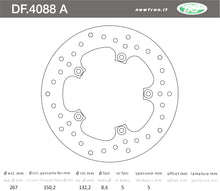 Carica l&#39;immagine nel visualizzatore di Gallery, DISCO FRENO ANT X-MAX 05-16