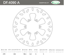 Carica l&#39;immagine nel visualizzatore di Gallery, DISCO FRENO ANT SPIDERMAX GT 500 0405