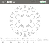 DISCO FRENO ANTERIORE PASSWORD 250 2005>2008/SPIDERMAX 500 GT/RS 2004>2008