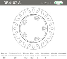 Carica l&#39;immagine nel visualizzatore di Gallery, DISCO FRENO ANT HD EVO 125 0506