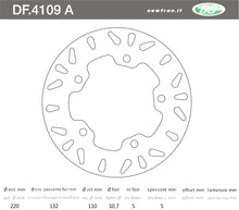 Carica l&#39;immagine nel visualizzatore di Gallery, DISCO FRENO IN ACCIAIO