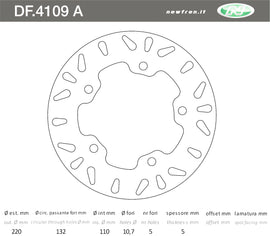 DISCO FRENO IN ACCIAIO