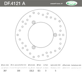 DISCO FRENO POST MAJESTY 400 04-11