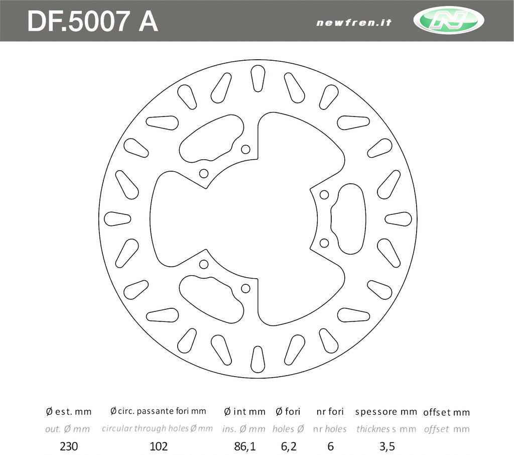 DISCO FRENO ANT TT 600 19891992