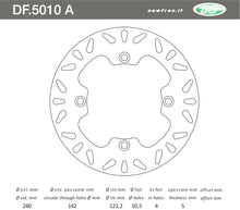 Carica l&#39;immagine nel visualizzatore di Gallery, DISCO FRENO IN ACCIAIO