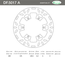Carica l&#39;immagine nel visualizzatore di Gallery, DISCO FRENO ANT WR 250 19911997