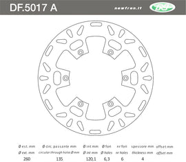 DISCO FRENO ANT WR 250 19911997