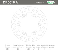 Carica l&#39;immagine nel visualizzatore di Gallery, DISCO FRENO POST WR 125-250 9197