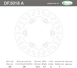 DISCO FRENO POST WR 125-250 9197