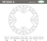 DISCO FRENO POSTERIORE IN ACCIAIO NEWFREN HONDA CR 125-250 R-E 1997>2001 CR 125 SUPERMOTARD 2000>>2001