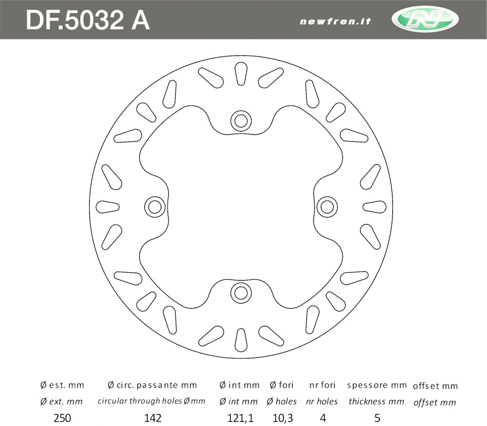 DISCO FRENO ANT DR 650 19901995