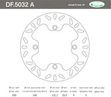 DISCO FRENO ANTERIORE IN ACCIAIO NEWFREN SUZUKI DR 650 R 1994>1995 DR 650 R-RS-RSE-DJEBEL-DAKAR 1991>1995