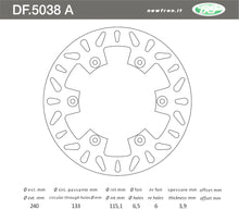 Carica l&#39;immagine nel visualizzatore di Gallery, DISCO FRENO POST WR 125 19982002